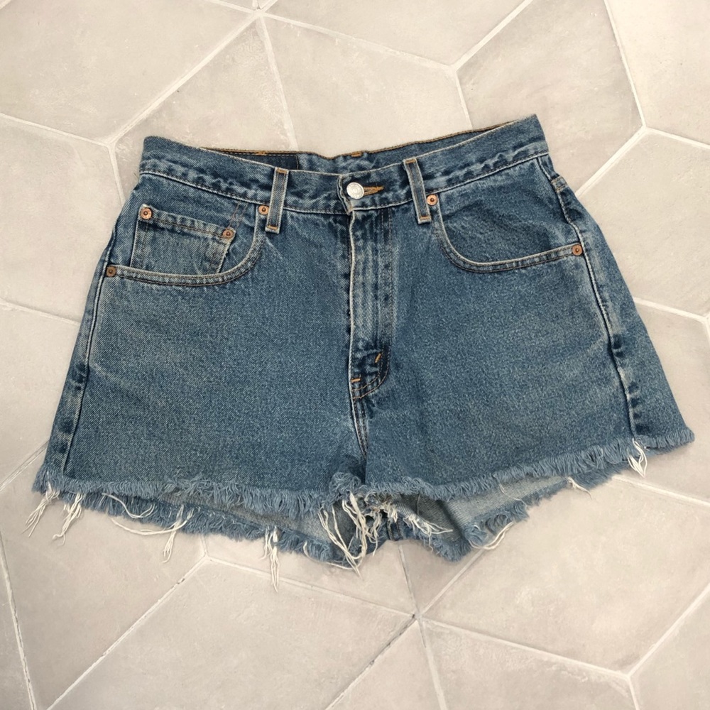 Vintage Levi’s Jean Shorts—High-Waisted Denim